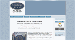 Desktop Screenshot of courtyardresorthyannis.com